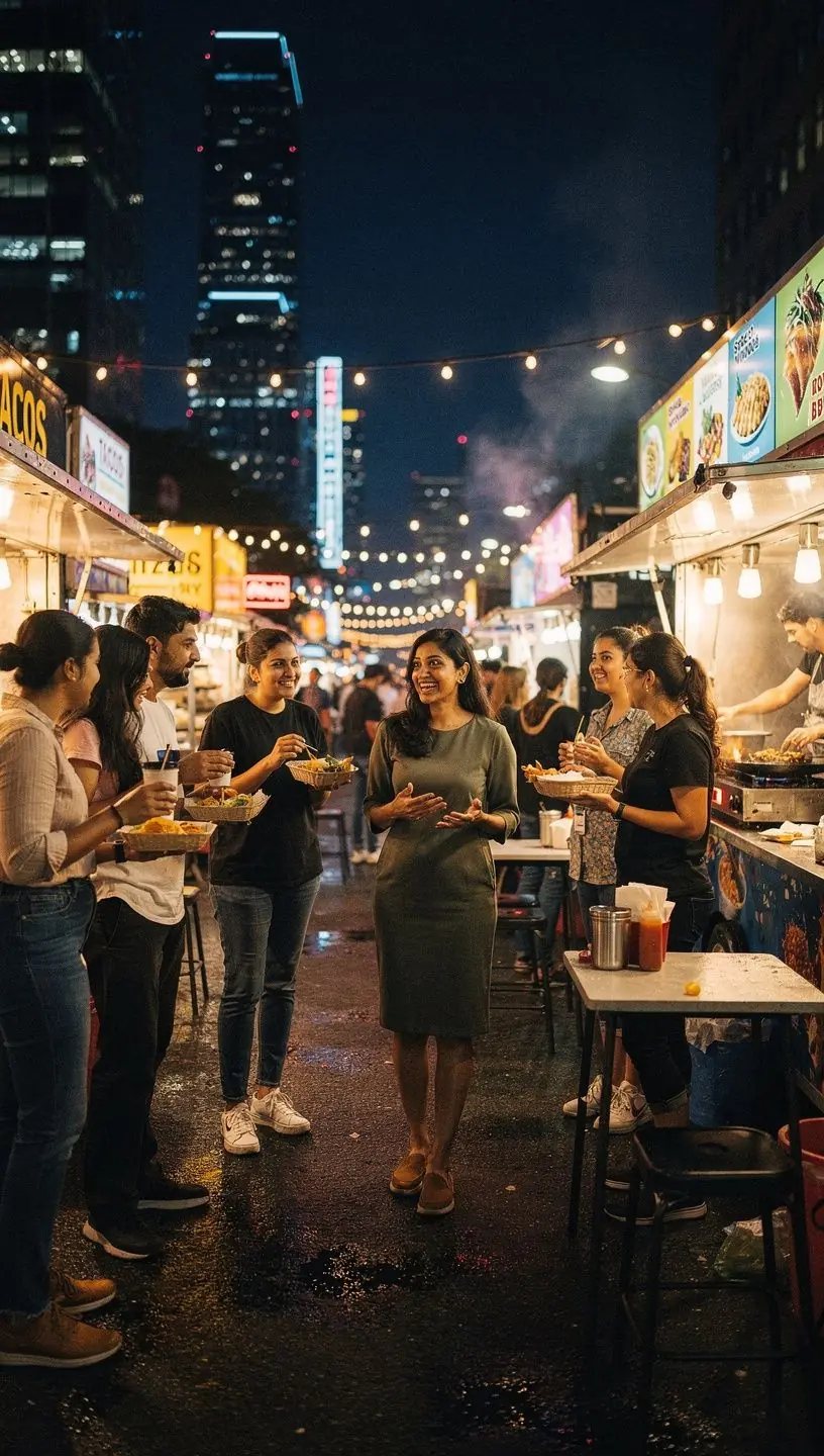 Mapka przedstawiająca trasę zwiedzania z zaznaczonymi atrakcjami turystycznymi.